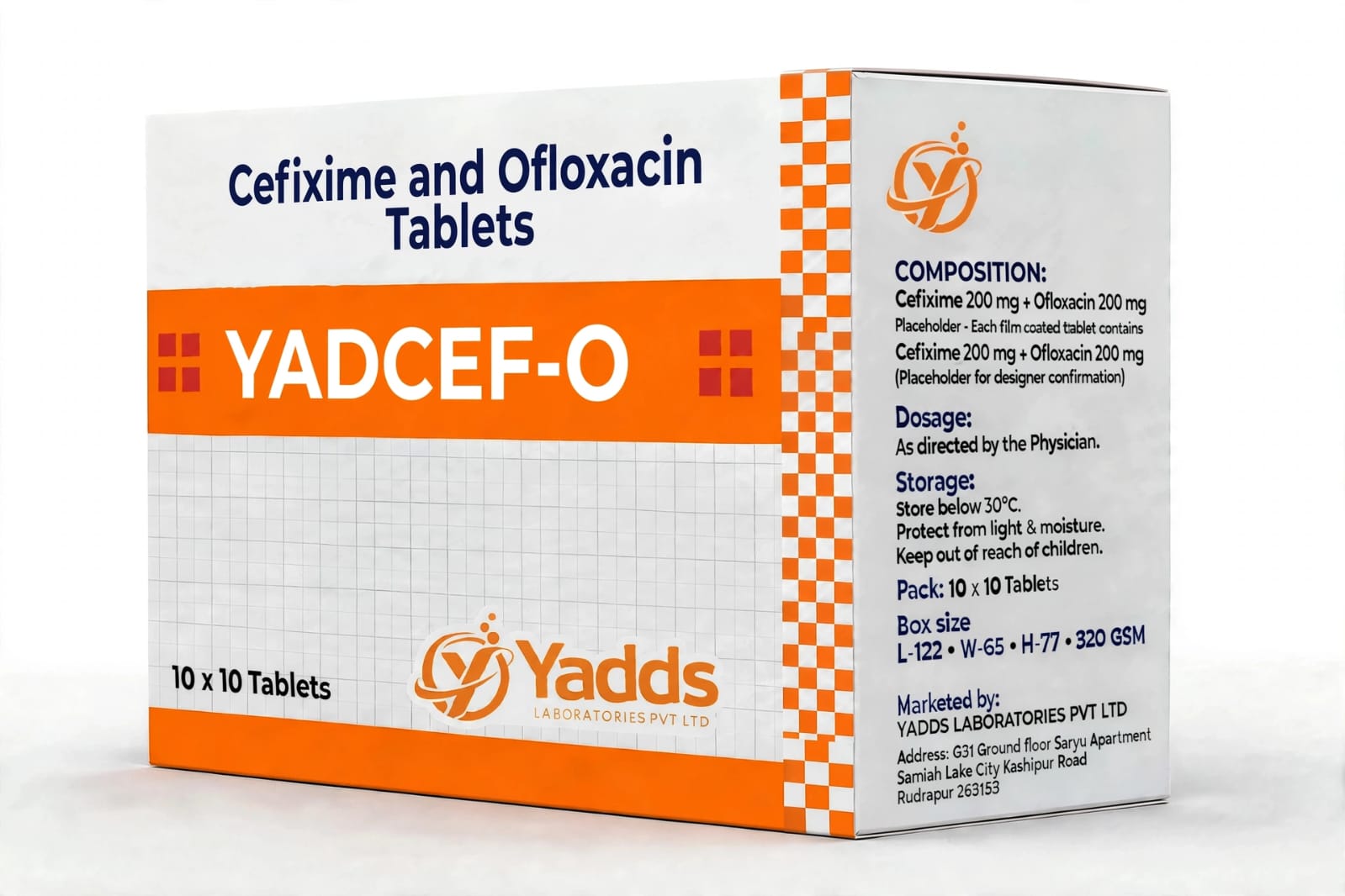 YADCEF-O — Cefixime & Ofloxacin Tablets